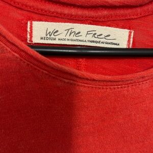 We The Free Vibrant Red Tee